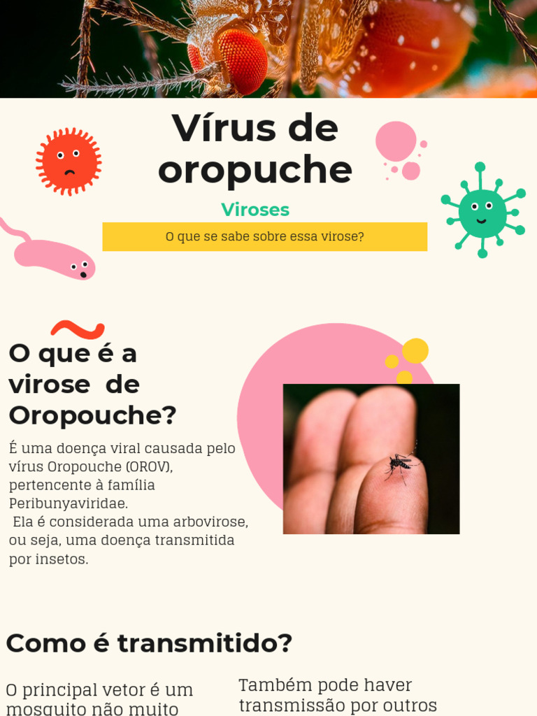 Virose de Oropouche: Sintomas e Diagnóstico | PDF