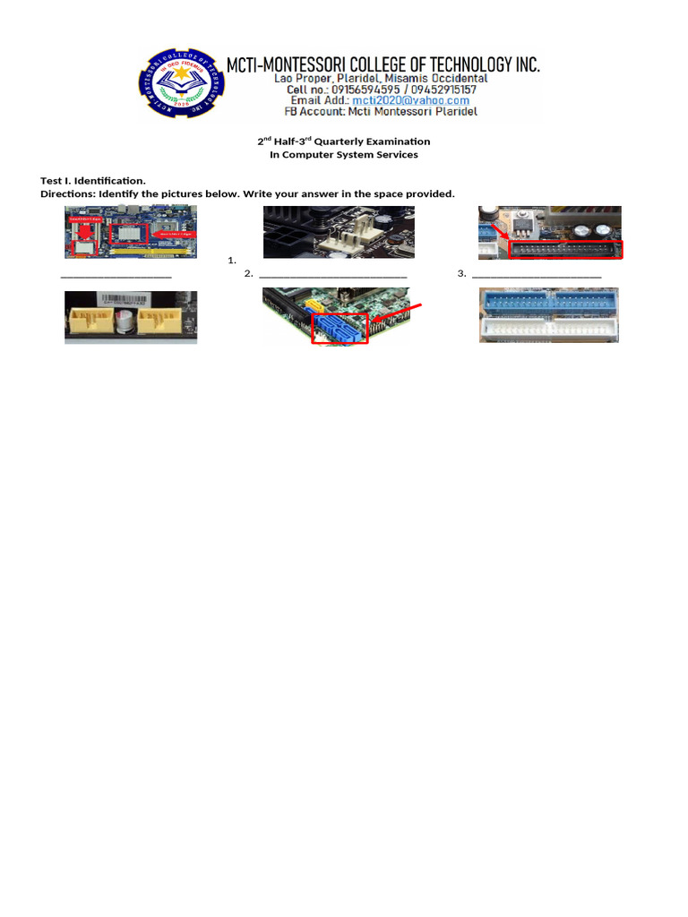 Computer System Services Exam Guide | PDF | Floppy Disk | Computer Hardware