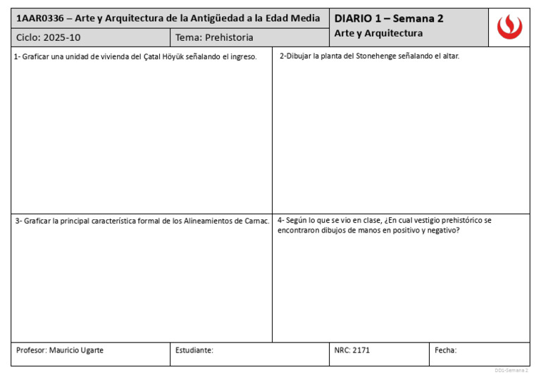 Formato DD1-1 Prehistoria | PDF
