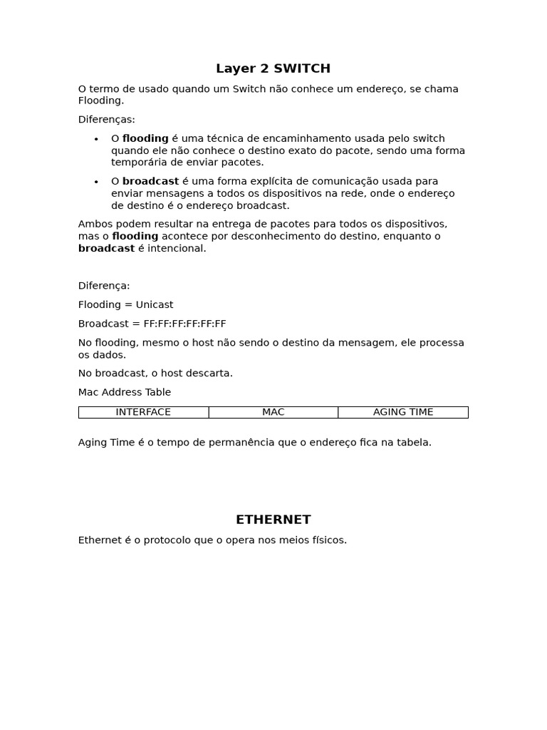 Layer 2 switch e ethernet pdf