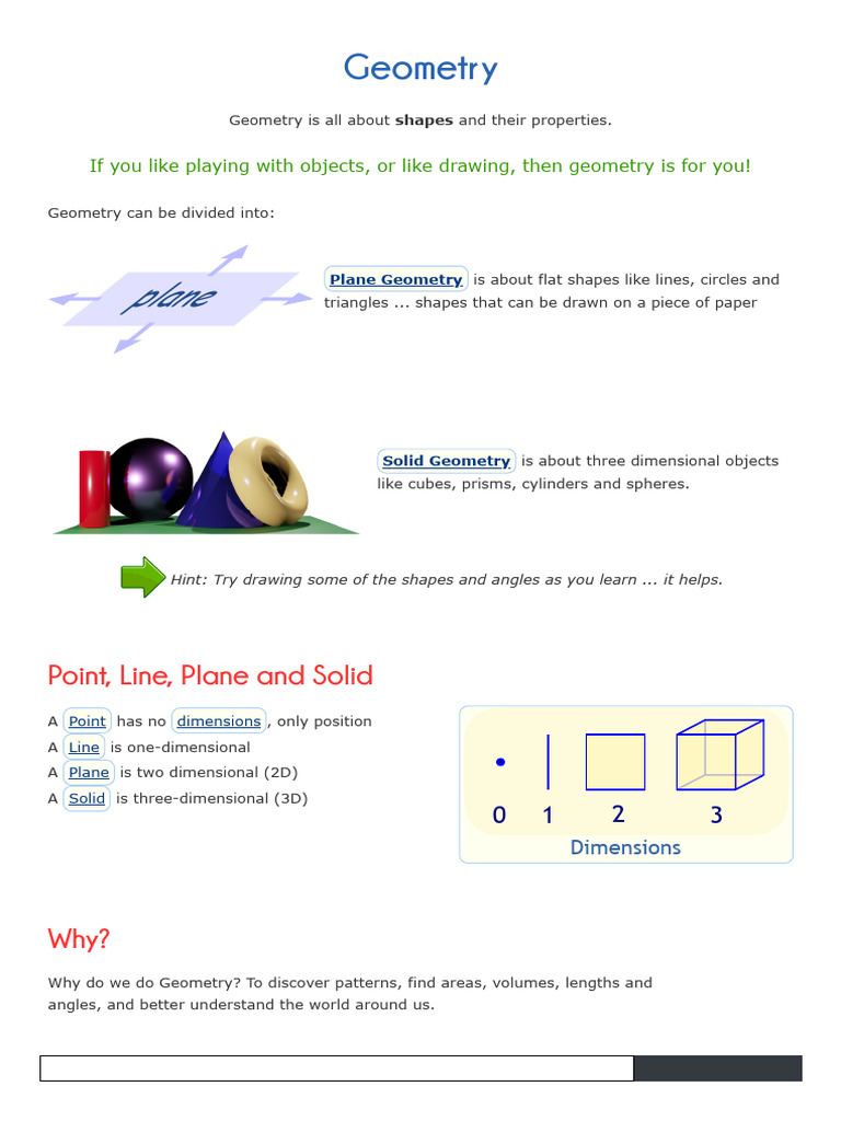 Understanding Complete Angles in Geometry | PDF | Area | Shape