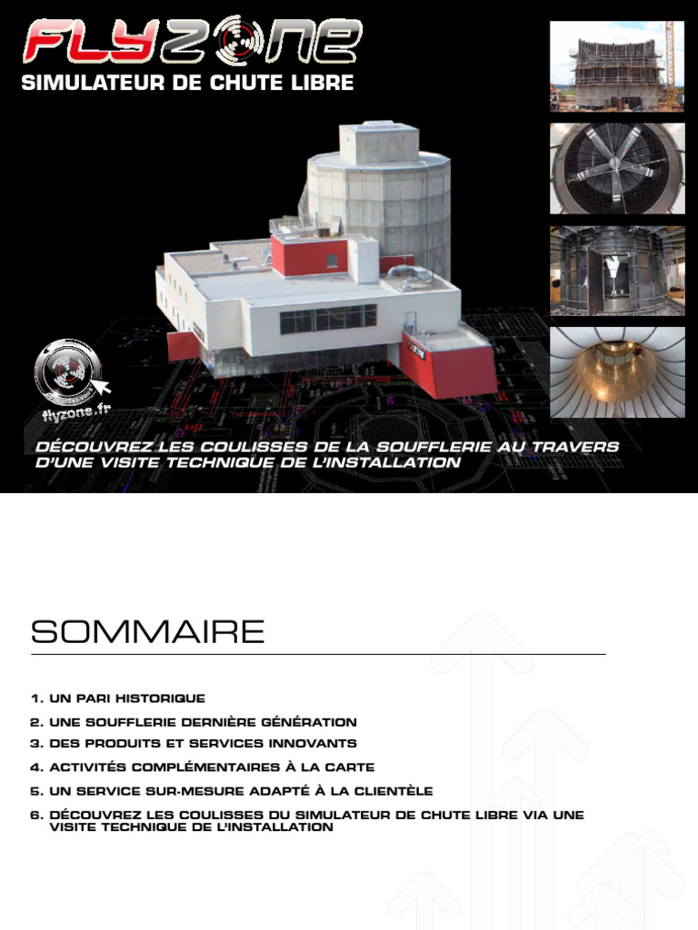 Visite technique du simulateur FlyZone | PDF | Parachutisme | Soufflerie