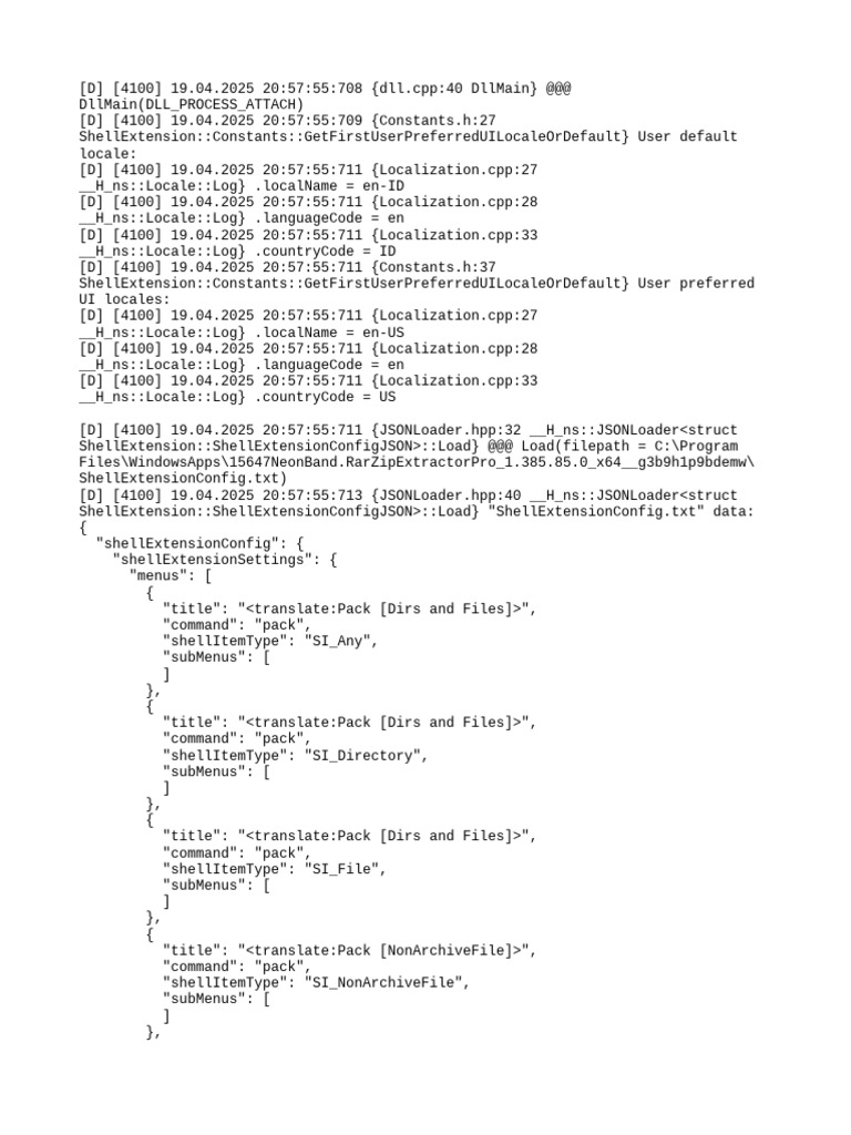 Shell Extension Config for Archivator | PDF | Computer File Formats ...
