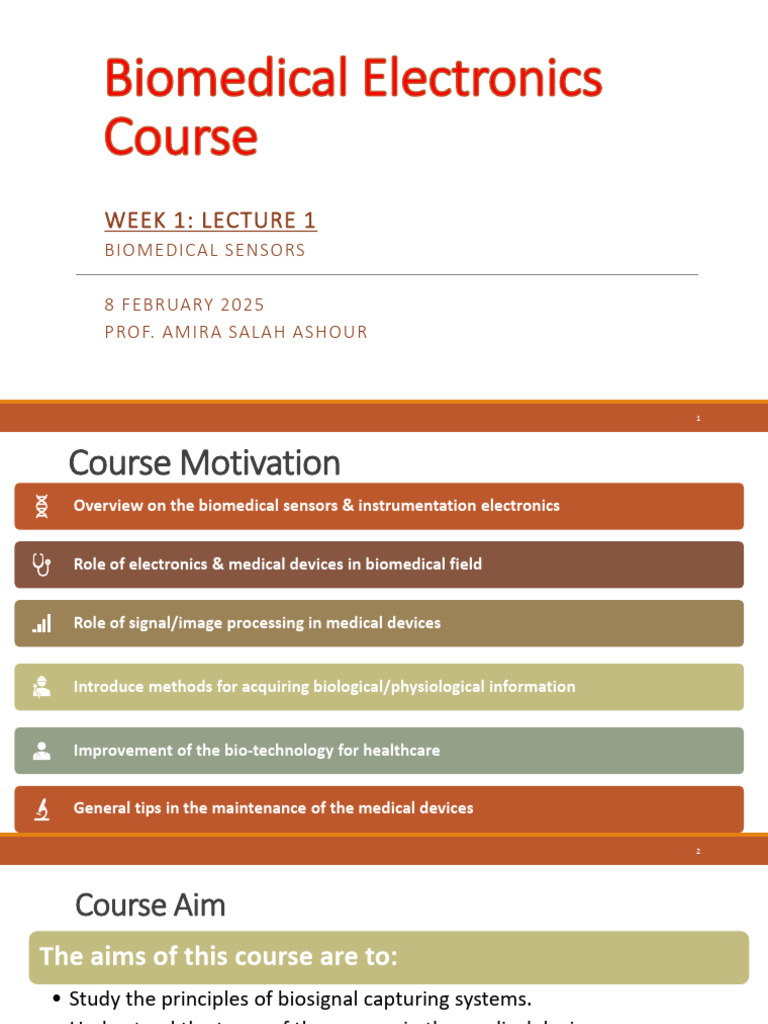 Overview of Biomedical Sensors | PDF | Medical Imaging | Event Related ...