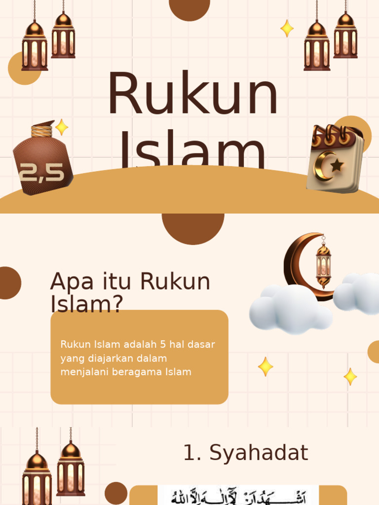 Rukun Islam: 5 Pilar Utama Islam | PDF
