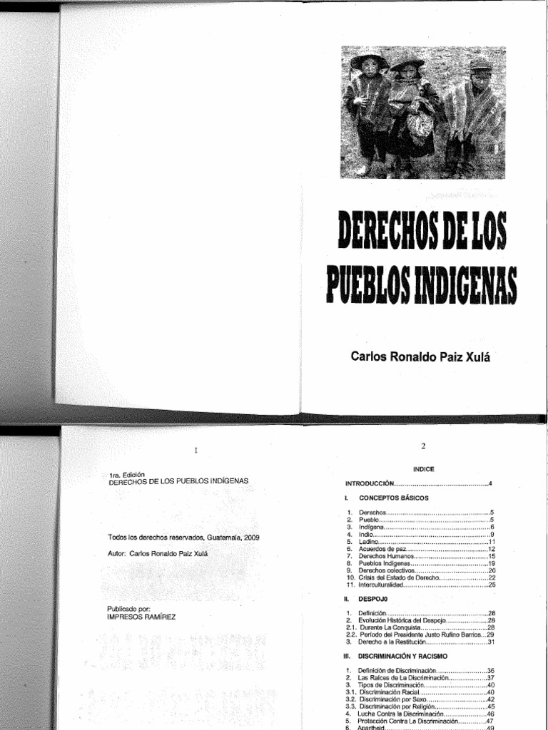 Derechos de los Pueblos Indígenas | PDF | Derechos humanos | Libertad