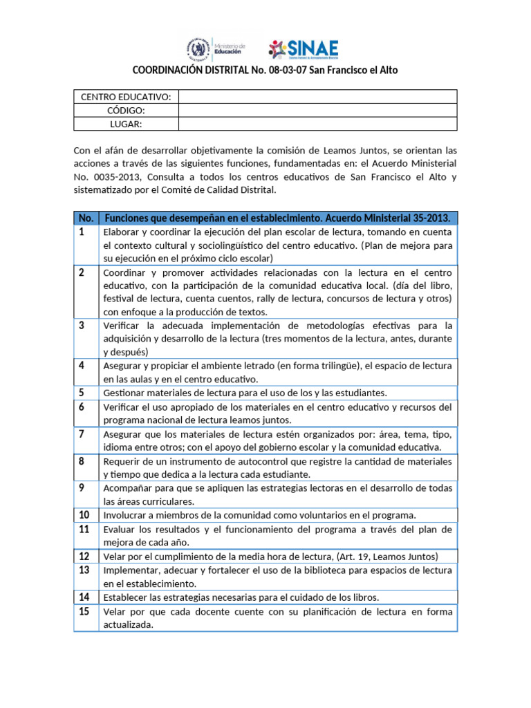 Estrategias para Mejorar la Lectura Escolar | PDF | Maestros | Plan de ...