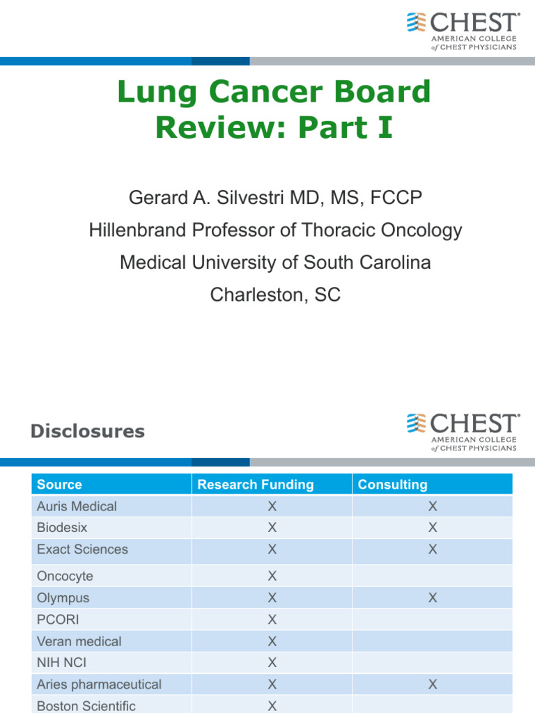 3 Lung Cancer I Part 3 Transthoracic Needle Biopsy, PET, Bronchos | PDF ...