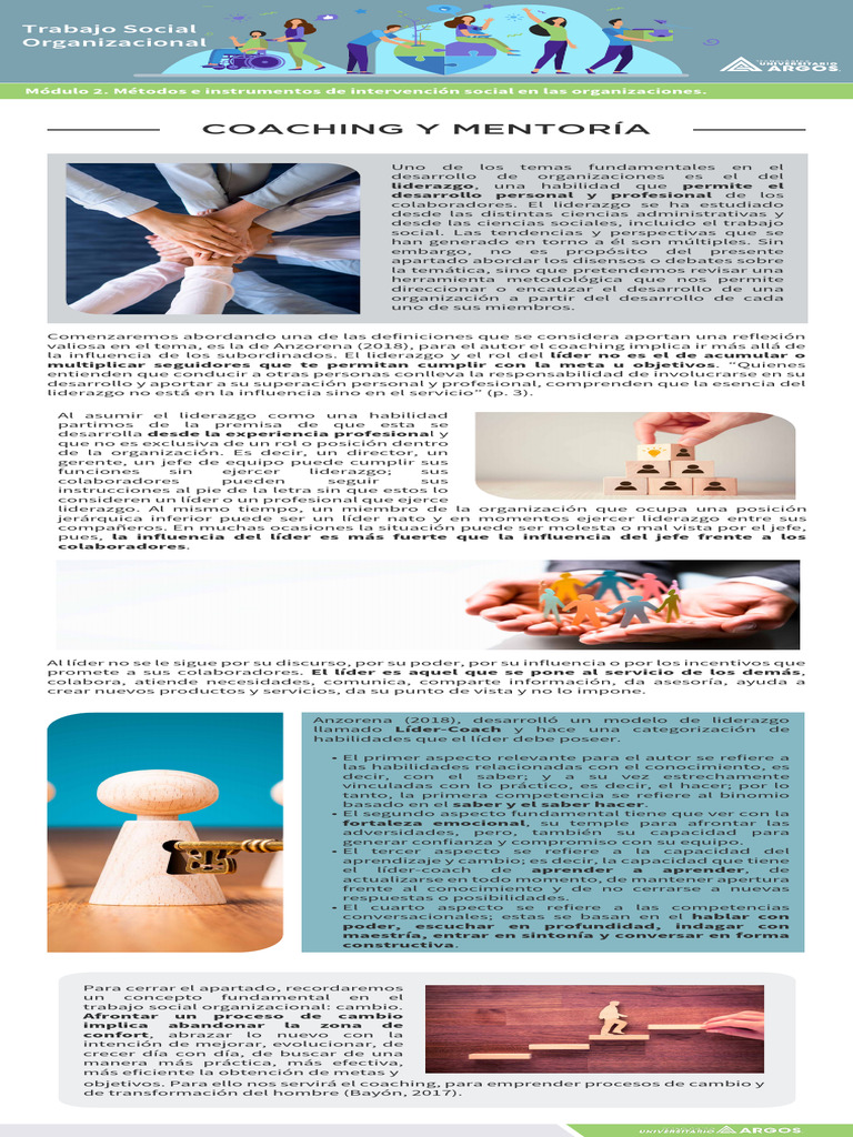 Liderazgo y Coaching en Organizaciones | PDF | Liderazgo | Desarrollo ...