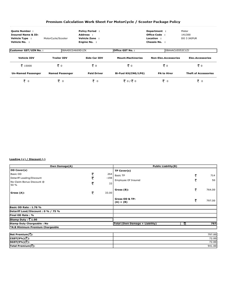 RJ17-SP-0330 - 0331 - 0332 - 0334 - 0335 - 0336 Quote | PDF | Motor ...