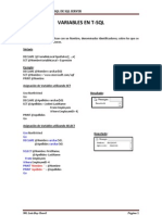 Variables en T-SQL