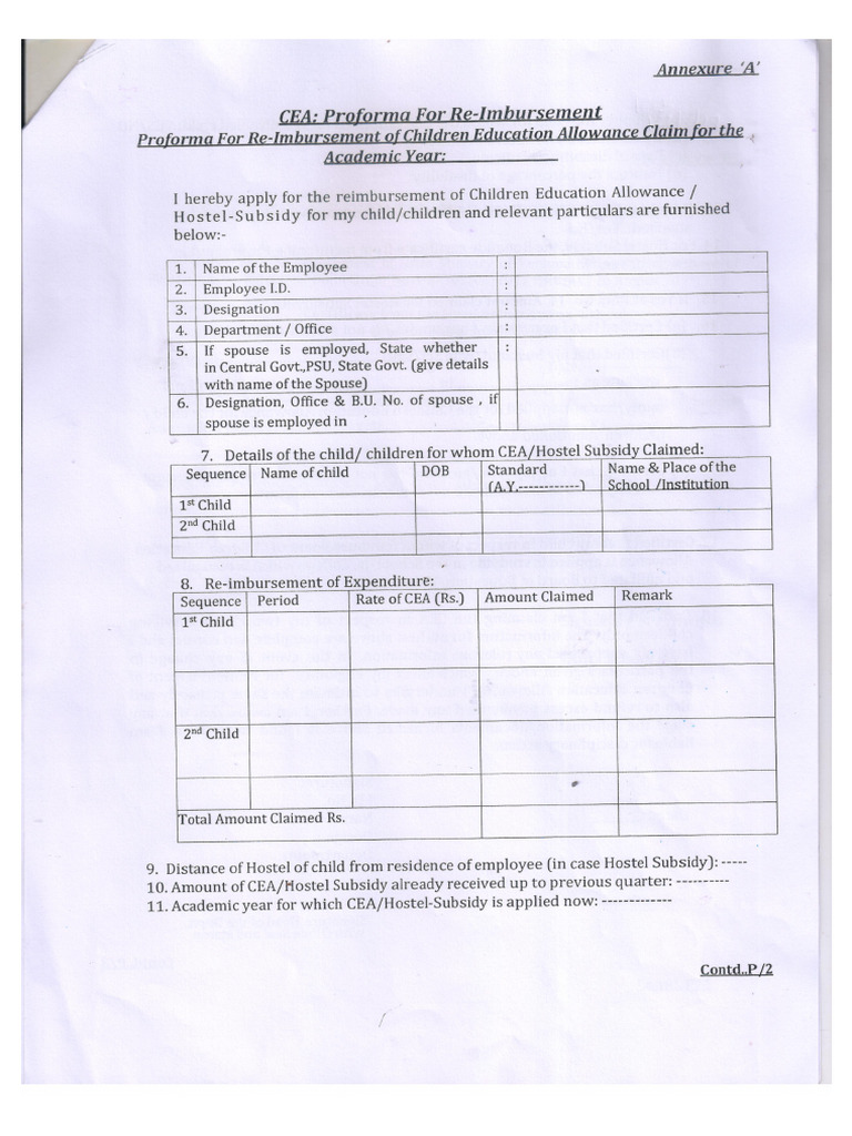 Children Education Allowance Correct | PDF