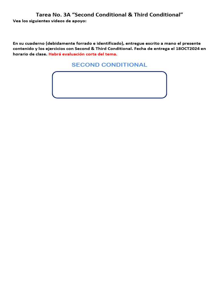 Tarea_No._3A_%93Second_Conditional_%26_Third_Conditional%94 | PDF ...
