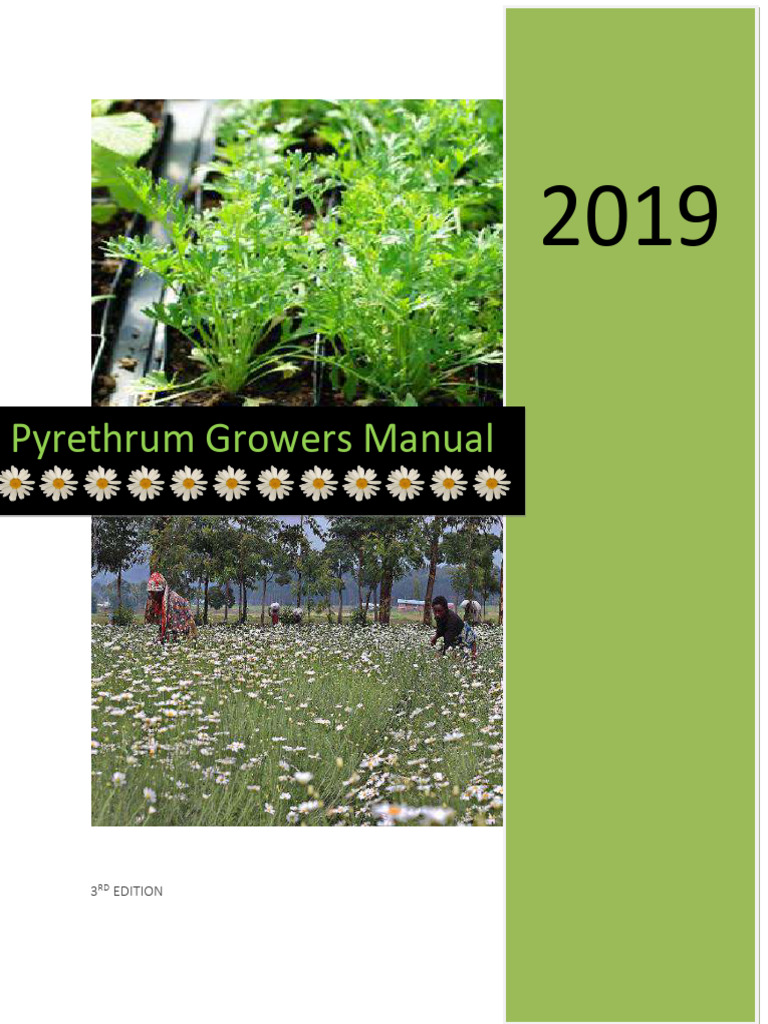 THIRD EDITION Pyrethrum Growers Manual - Compressed 1-1 | PDF | Crop ...