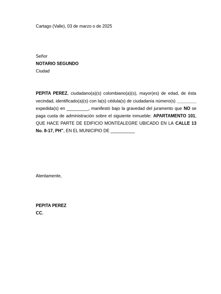 Declaración de Exención de Cuota Administrativa | PDF