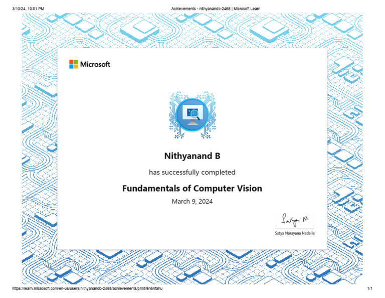 Completion of Computer Vision_Azure | PDF