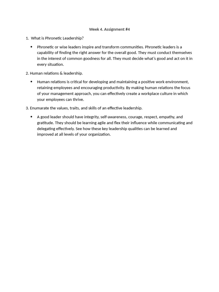 CFLM213 Week 4 Assignment | PDF