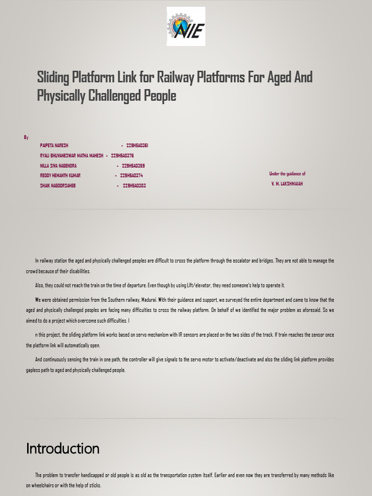 Sliding-Platform-Link-for-Railway-Platforms Hemanth | PDF ...
