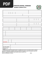 School Medical Form Submission | PDF | Rtt | Vaccination