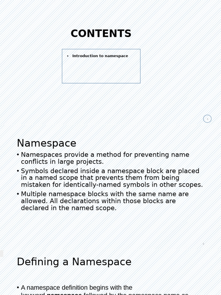 Understanding Namespaces in C++ | PDF | Namespace | Computer Programming