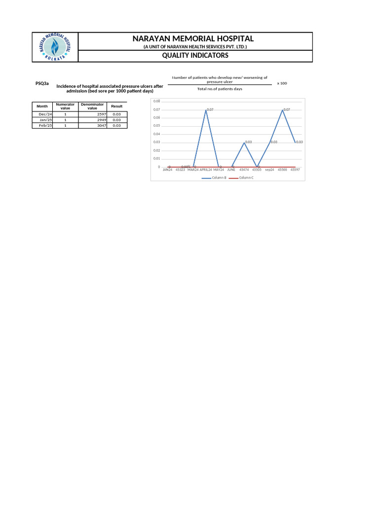 Hospital-Acquired Pressure Ulcer Data | PDF | Health Care | Surgical ...