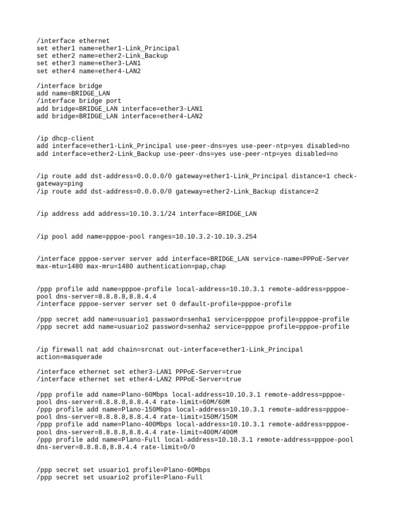 Ethernet and PPPoE Configuration Guide | PDF