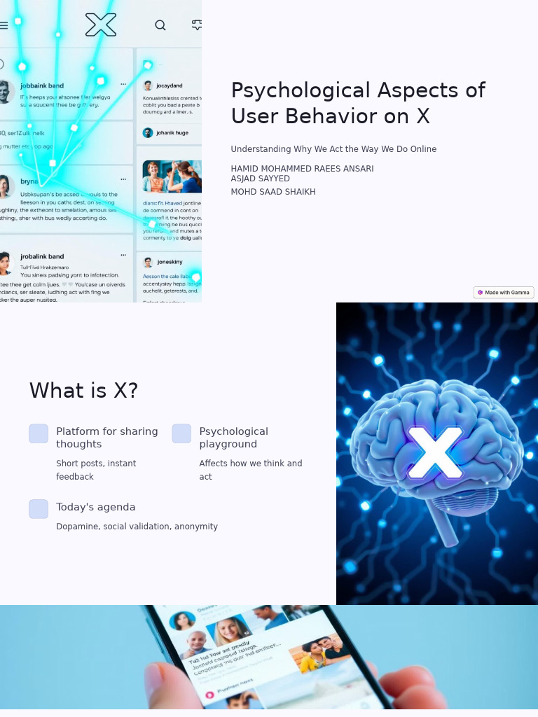 Psychological Effects of User Behavior on X | PDF | Anonymity | Mental ...