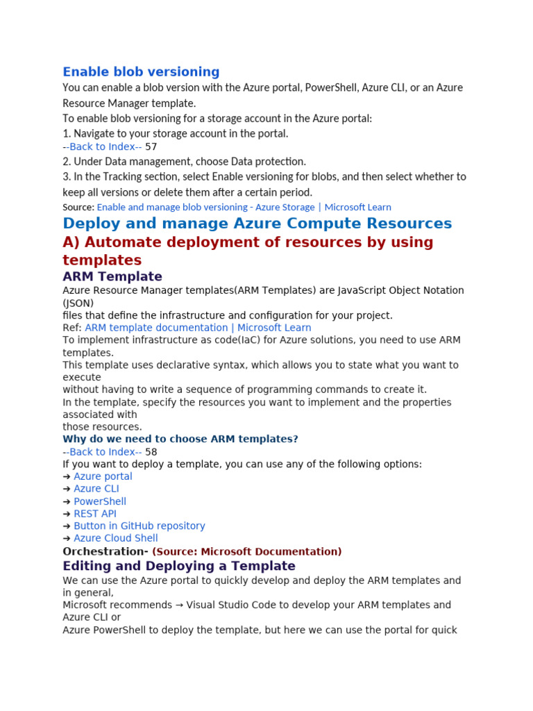 Enable Azure Blob Versioning Guide | PDF