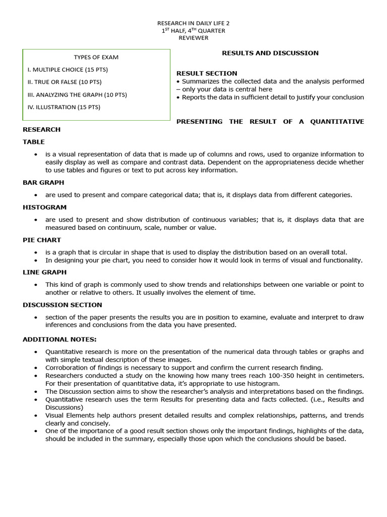 Rdl2 Semifinals Reviewer | PDF | Chart | Data