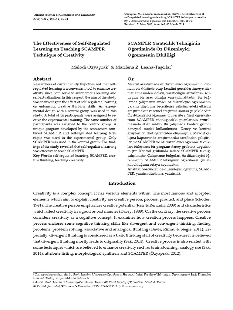 1476185 | PDF | Creativity | Learning