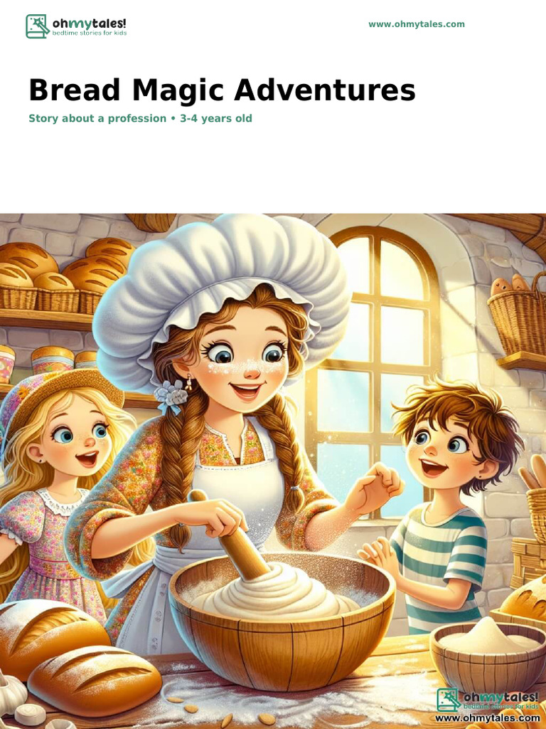 Bakery Adventure for Kids | PDF | Breads | Dough