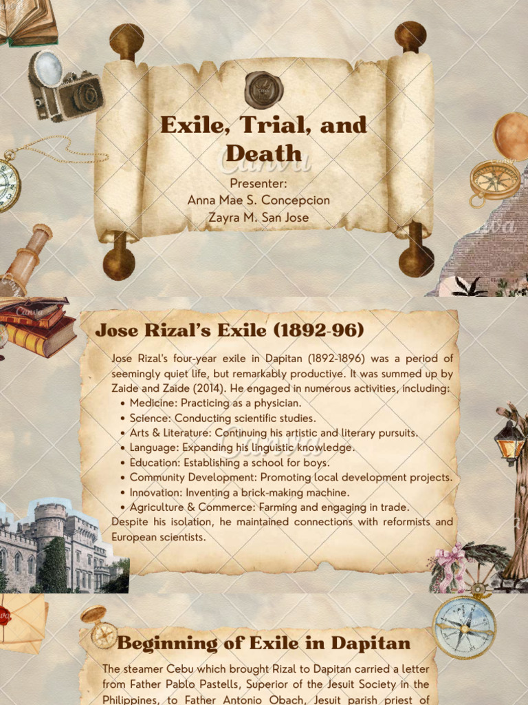 Rizal's Productive Exile in Dapitan | PDF