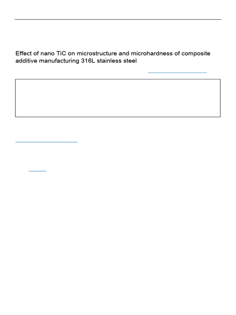 4. Effect of Nano TiC on Microstructure and Microhardness of Composite ...