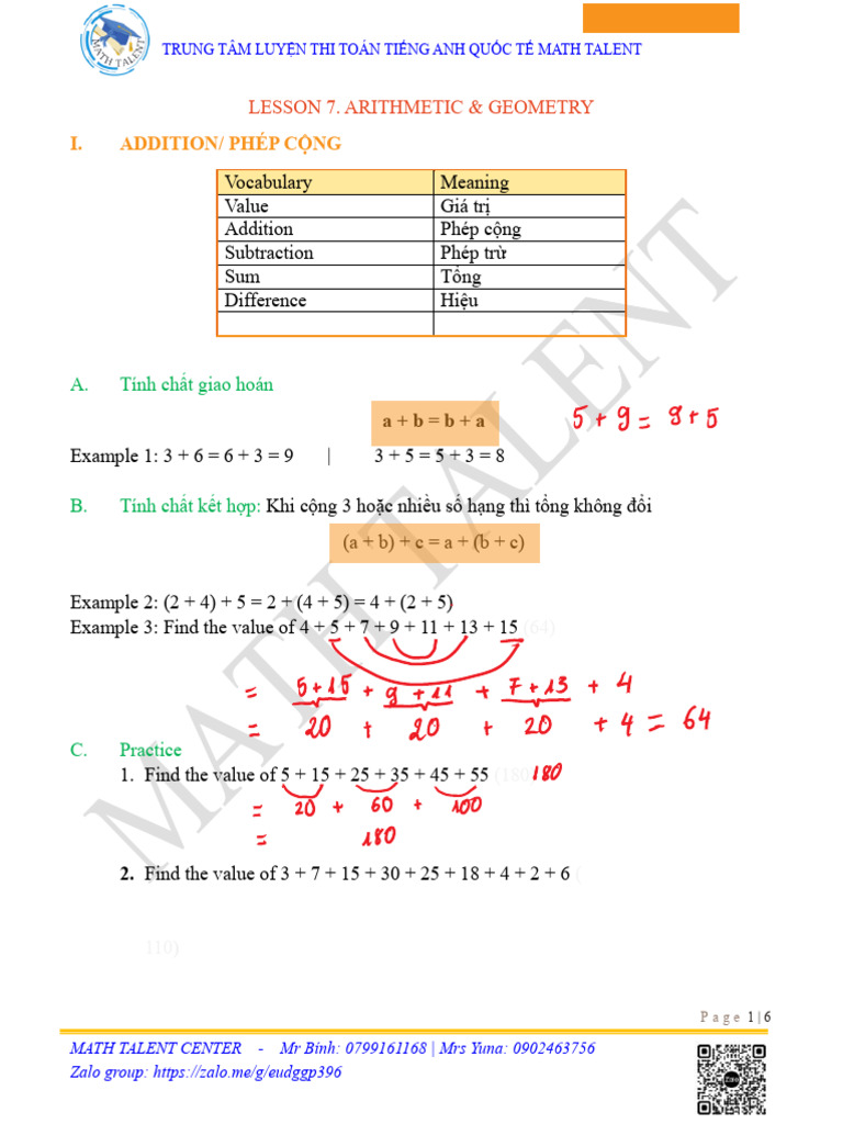 CB2 - Lesson 8 - Arithmetic & Geometry-2D Viewing | PDF
