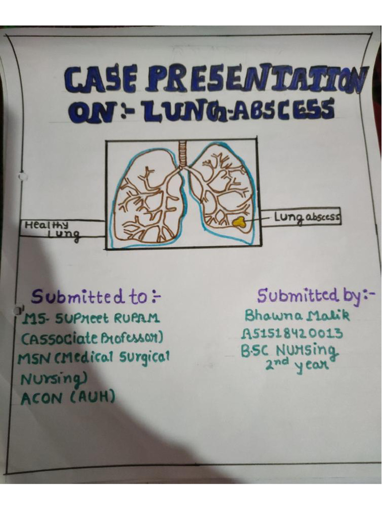 Case Presentation Lung Disease | PDF