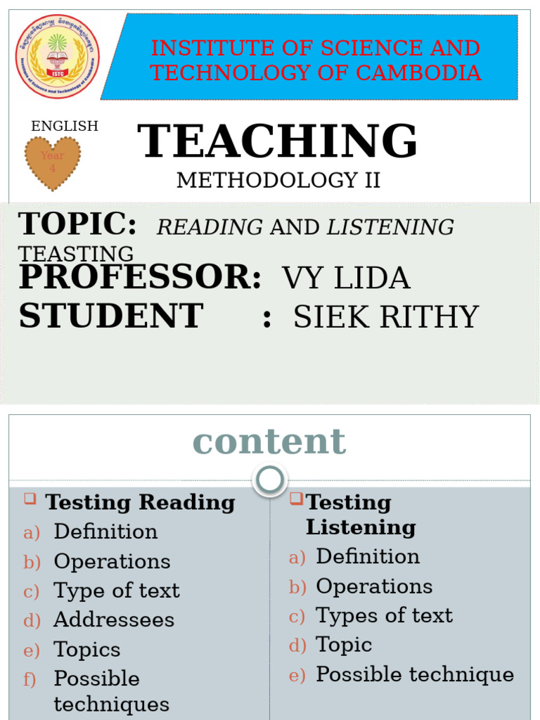 Presentation Teaching Method II | PDF | Multiple Choice | Learning