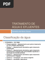 Aula Tratamento de água e efluentes