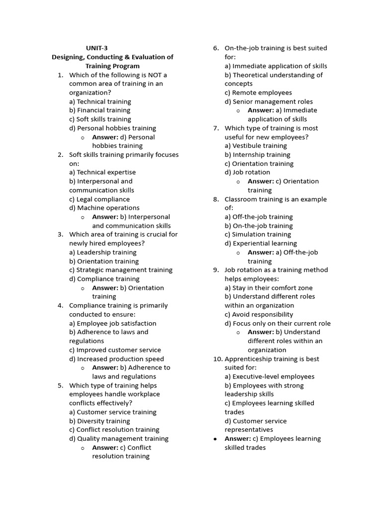 Training Program Design & Evaluation Guide | PDF | Evaluation | Learning