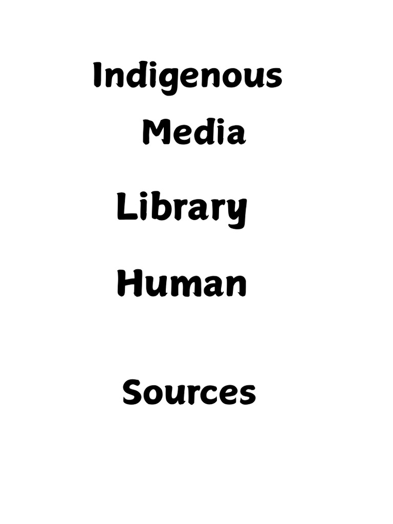 Indigenous Media - 20250125 - 111341 - 0000 | PDF