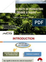 Coût de transaction & théorie d'agence (Master ACG FSJESM)