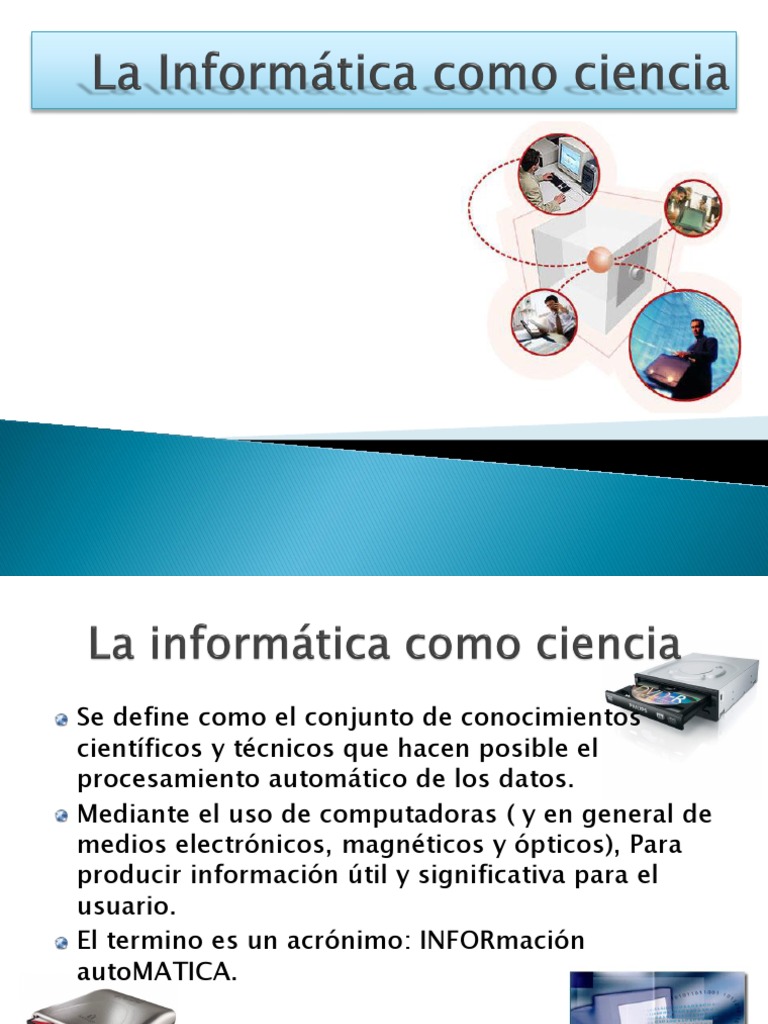 La Informática como Ciencia Fundamental | PDF | Información | Comunicación