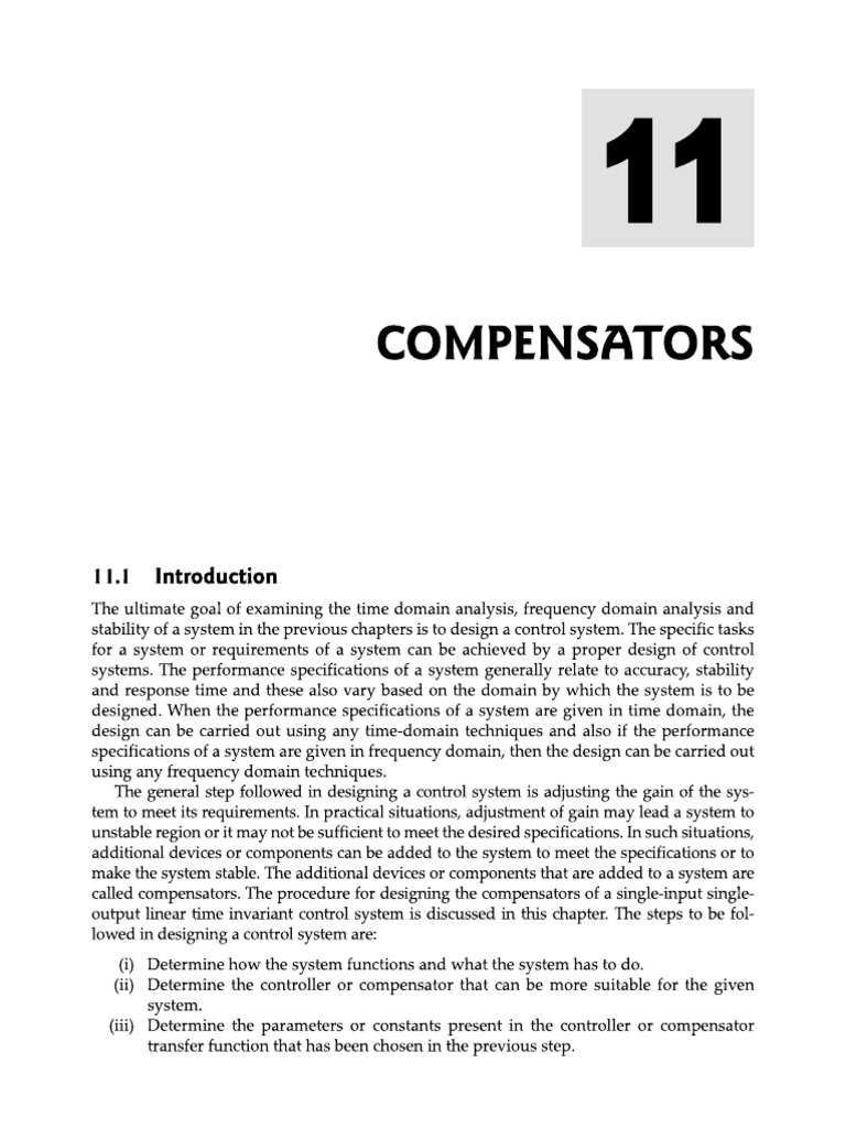 Compensators Pdf