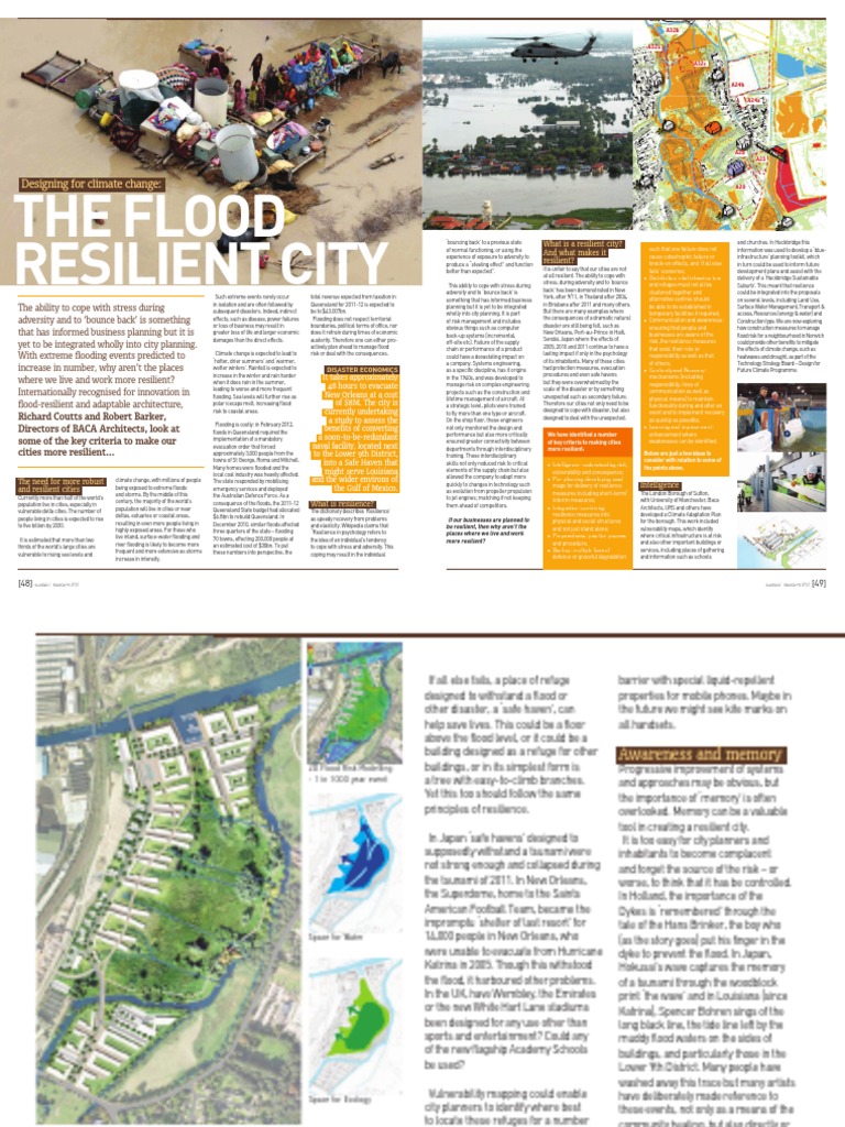 Hackbridge Pluvial Flood Vulnerability Map | PDF | Flood | Climate ...