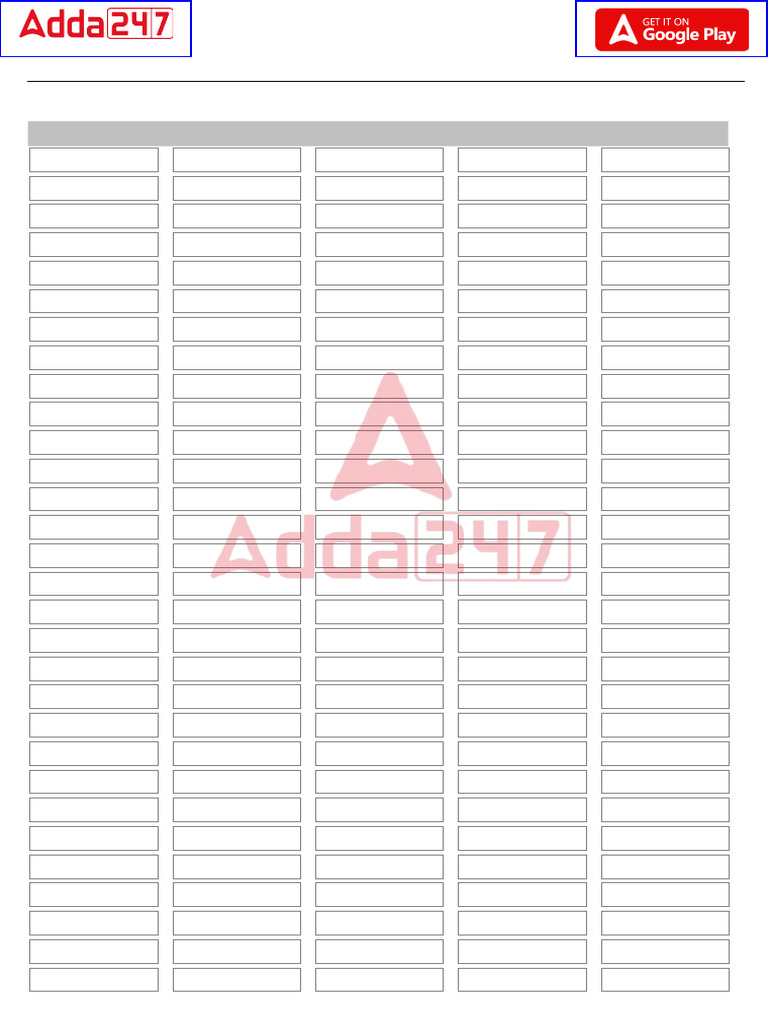 Class III Exam Paper-IV Answer Key | PDF
