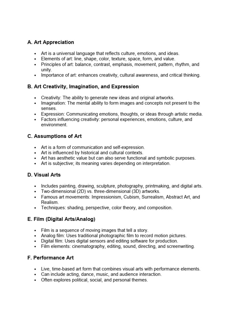 Understanding Art: Elements and Forms | PDF | The Arts | Creativity