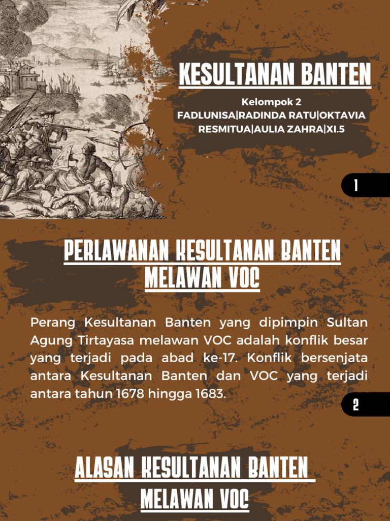 Perlawanan Banten Melawan VOC 1678-1683 | PDF