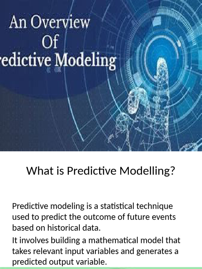 Understanding Predictive Modeling Techniques | PDF | Predictive ...