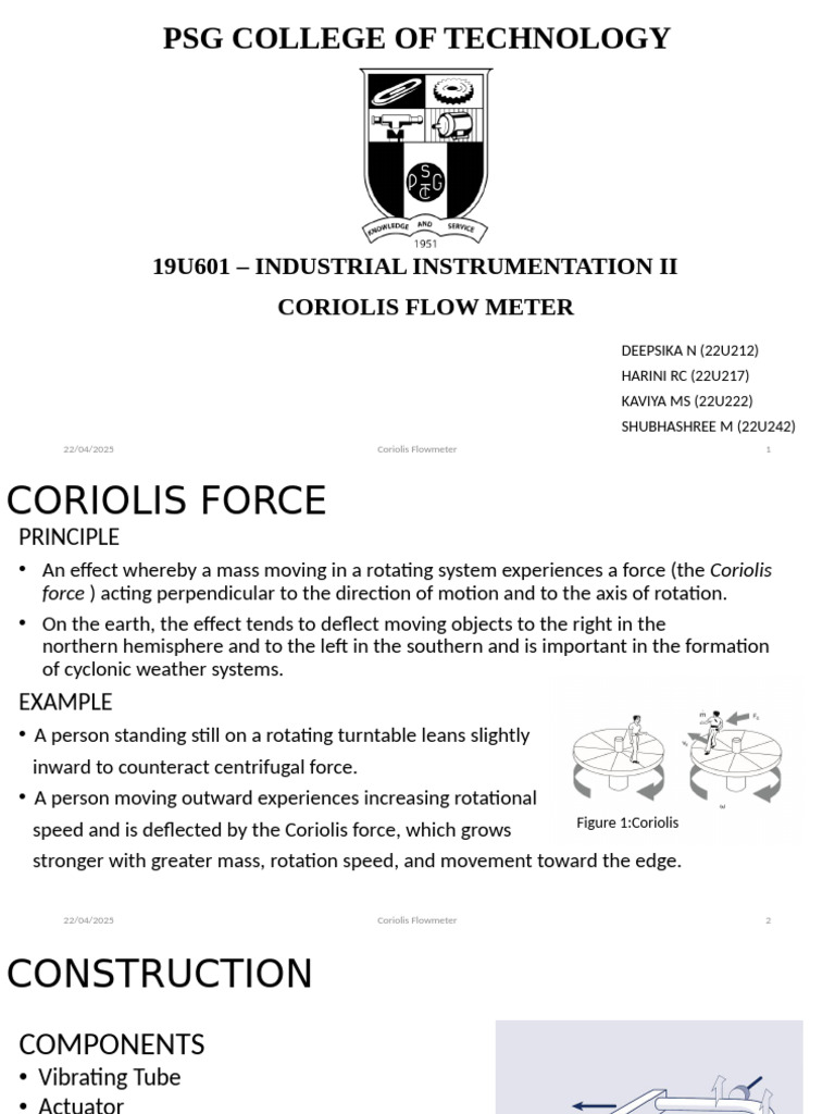 Coriolis Flowmeter Overview and Applications | PDF | Flow Measurement ...