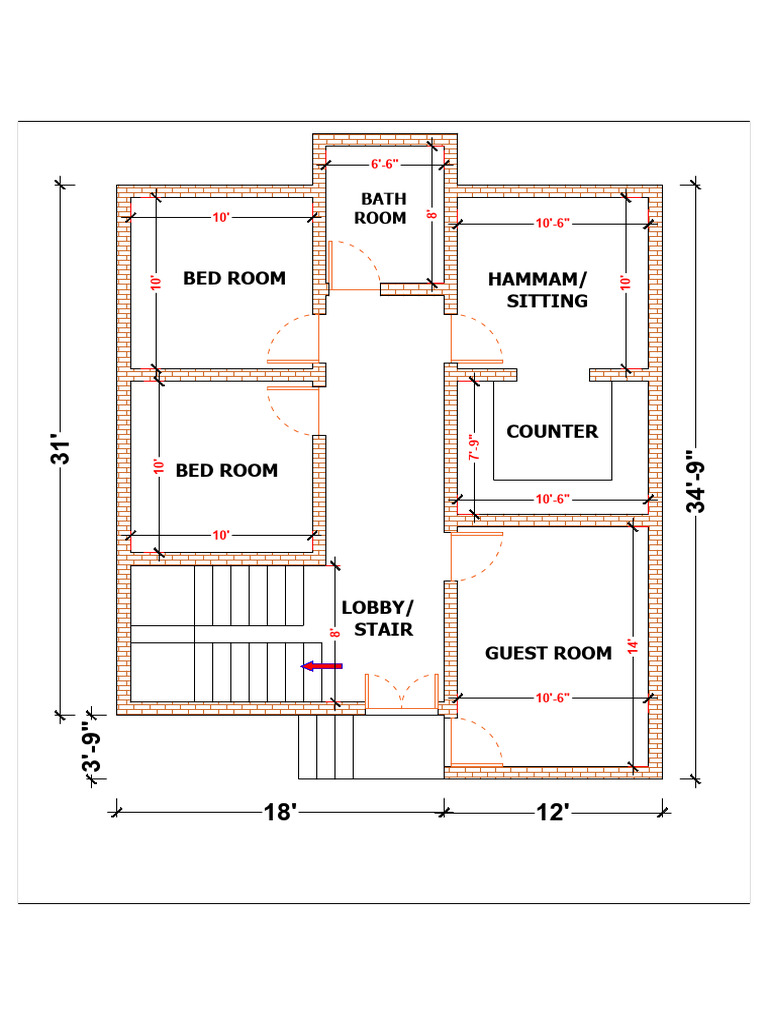 Floor Plan for Multi-Room Layout | PDF