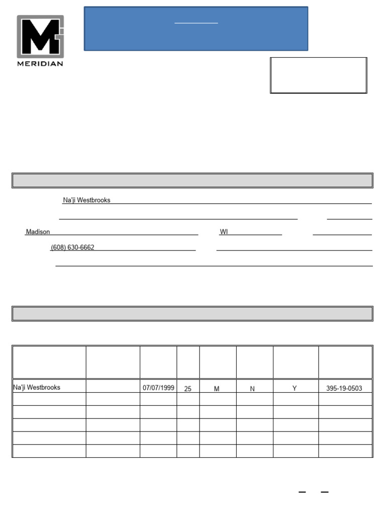 Section 8 Occupancy Application Form | PDF | Background Check | Crimes